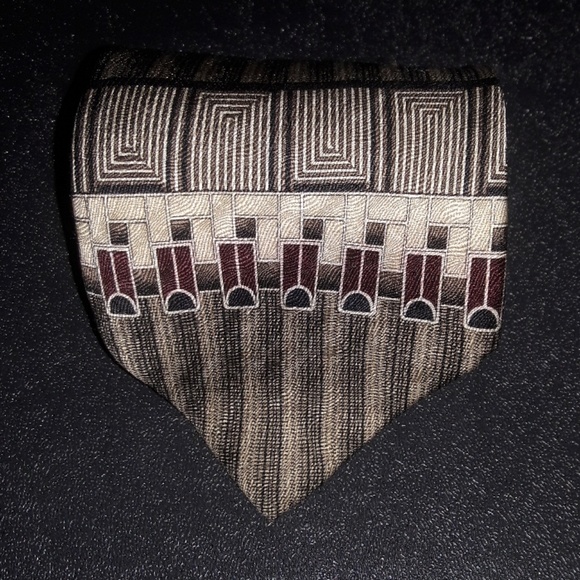 Chez Roffe' Men's 100% Silk Tie - Picture 3 of 8